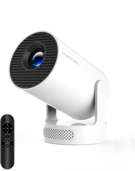 🌙 AuraBeam™ Smart 180° Projector – Watch Movies on Your Ceiling, Bed, Wall or Anywhere