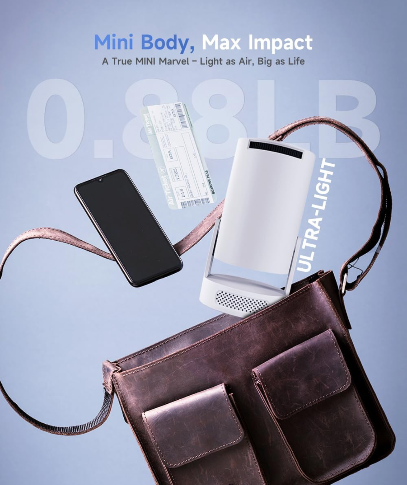 🌙 AuraBeam™ Smart 180° Projector – Watch Movies on Your Ceiling, Bed, Wall or Anywhere